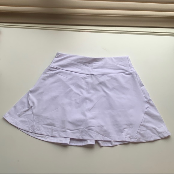 3/$35 white sports skirt with built in shorts (size s) - Picture 2 of 5